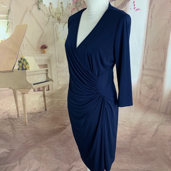 SOLD NEW Laundry By Shelli Segal Faux Wrap - Picture 4 of 8